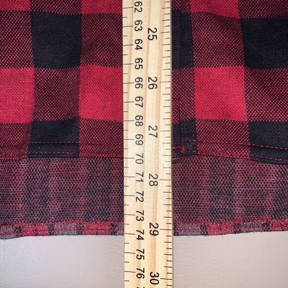Bechamel Women’s Button Down Shirt Size L Red Plaid - Picture 5 of 6